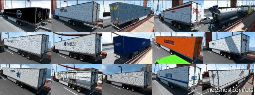 Nissantruck AI Trailers Pack V2.0 for American Truck Simulator