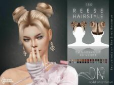 Reese Hairstyle for The Sims 4