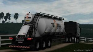 ETS2 Trailer Mod: Reboque Silo Metalesp 1.43 (Image #2)