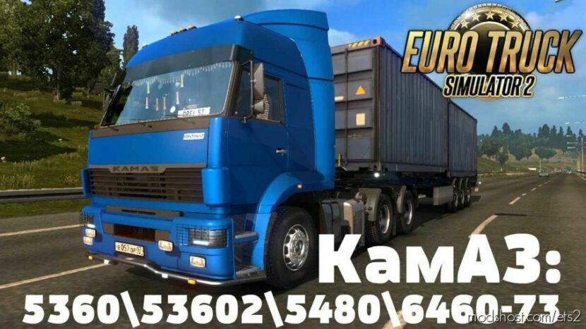 Kamaz 5360 / 53602 / 5480 / 6460-73 V3.2 By MTG [1.43] for Euro Truck Simulator 2
