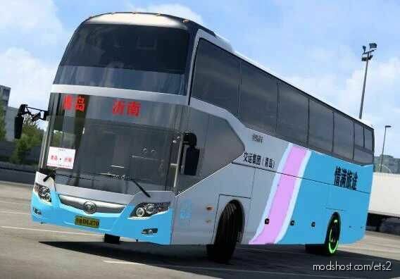 Yutong 6127 Qingdao Paintjob Version [1.43] for Euro Truck Simulator 2