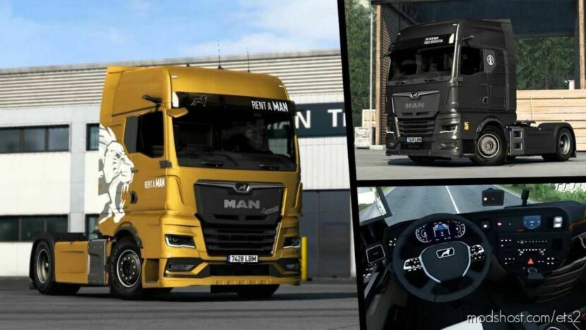 MAN TGX GS 18.510 NEW Generation + Trailers [1.43] for Euro Truck Simulator 2