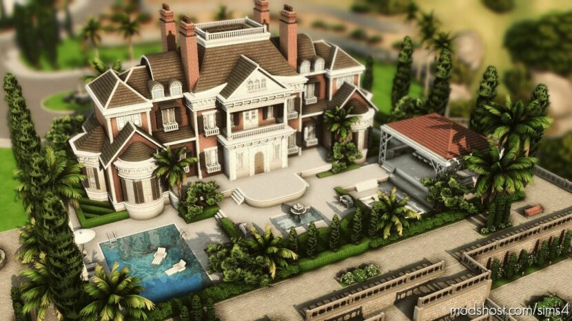 Classic Manor – NO CC for The Sims 4
