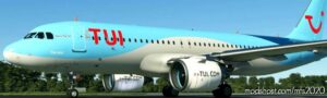 MSFS 2020 Boeing Livery Mod: A32NX Flybywire TUI Belgium Panamarenko (Image #2)