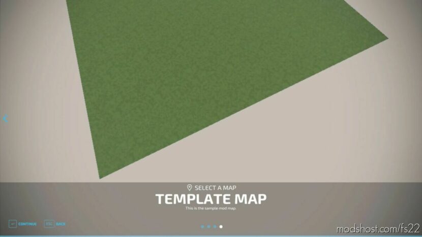 Template Map V3.0 for Farming Simulator 22