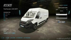 FS22 Fiat Vehicle Mod: Ducato L4H2 2017 (Image #3)