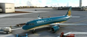 MSFS 2020 Vietnam Livery Mod: A32NX FBW Volaris Vietnam Airlines (Image #2)