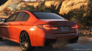 GTA 5 BMW Vehicle Mod: 2022 BMW M5 Saloon (Image #6)