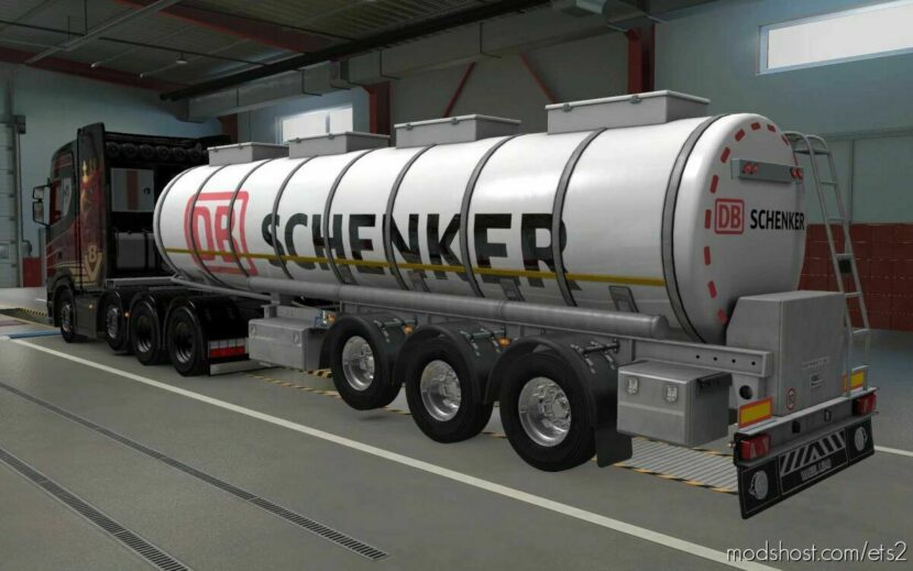 Skin SCS Food Tank DB Schenker By Rodonitcho Mods [1.43] for Euro Truck Simulator 2