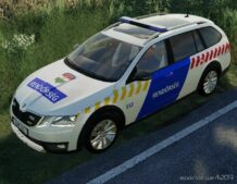Hungarian Police Skoda Octavia for Farming Simulator 19