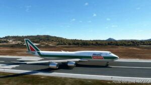 MSFS 2020 Boeing Livery Mod: 747-8 BCF Alitalia Cargo System 4K NO Mirroring (Image #2)