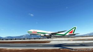 MSFS 2020 Boeing Livery Mod: 747-8 BCF Alitalia Cargo System 4K NO Mirroring (Image #3)