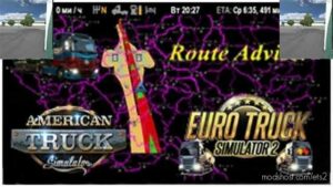 ETS2 Mirrors Part Mod: Route Advisor & Middle Mirrors 1.43 (Image #5)