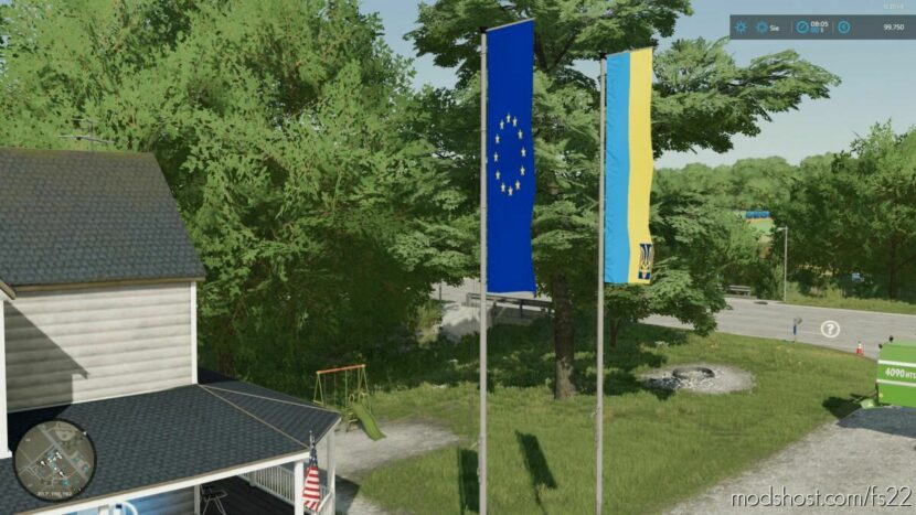 Ukraine Flag for Farming Simulator 22