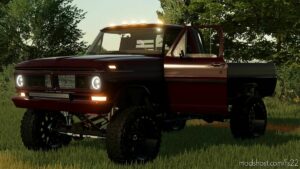 FS22 Ford Car Mod: 1970 Ford F250 Singlecab Longbed (Image #4)