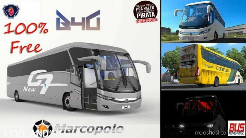 Marcopolo Paradiso 1200 NEW G7 Free – [1.43] for Euro Truck Simulator 2