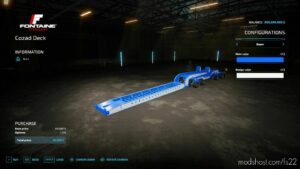 FS22 Flag Trailer Mod: Cozad 85T (Image #2)