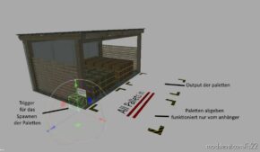 FS22 Placeable Mod: Pallet Warehouse – Autoload (Image #2)