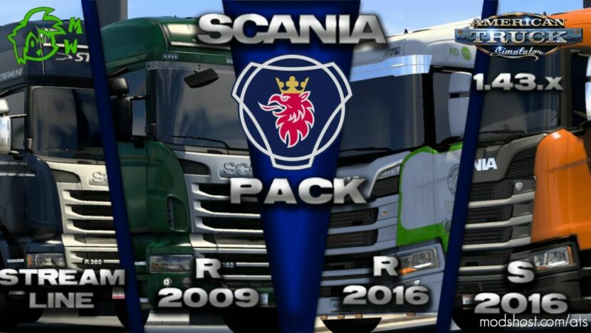 Scania Pack Mod ACT Y EDT By Joster91 [1.43] for American Truck Simulator