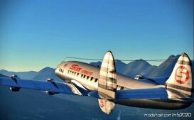 MSFS 2020 Lockheed Livery Mod: Slick Airlines Super G Constellation (Image #2)