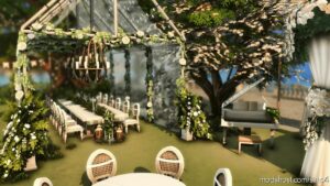 Sims 4 House Mod: Wedding Chapel – NO CC (Image #4)