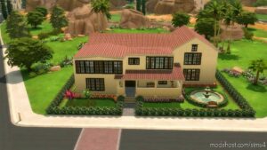 Carnation House 5 BED 4 Bath – NO CC for The Sims 4