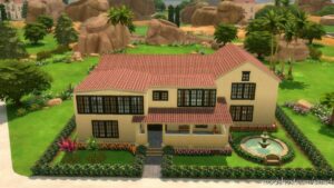 Sims 4 Mod: Carnation House 5 BED 4 Bath – NO CC (Image #2)