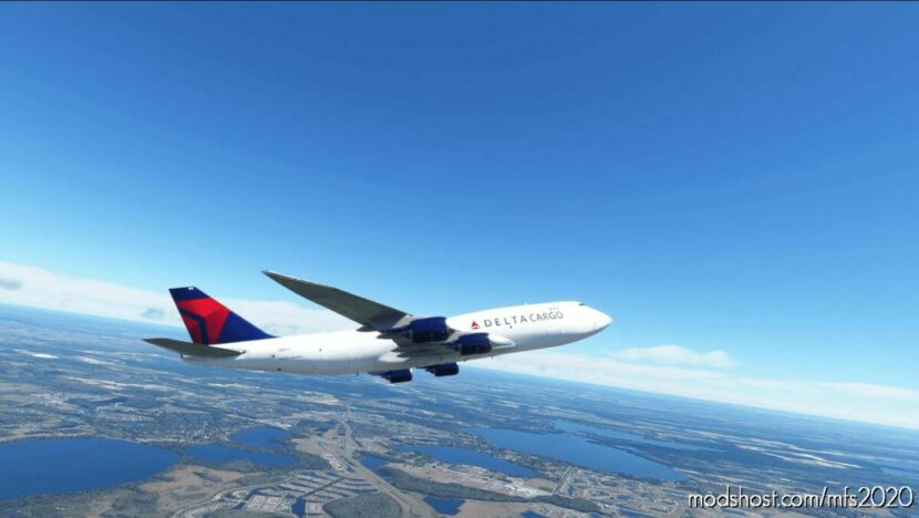 Boeing 747-8 BCF Delta Cargo 4K [NO Mirroring] for Microsoft Flight Simulator 2020