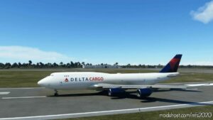 MSFS 2020 Delta Livery Mod: Boeing 747-8 BCF Delta Cargo 4K NO Mirroring (Image #2)