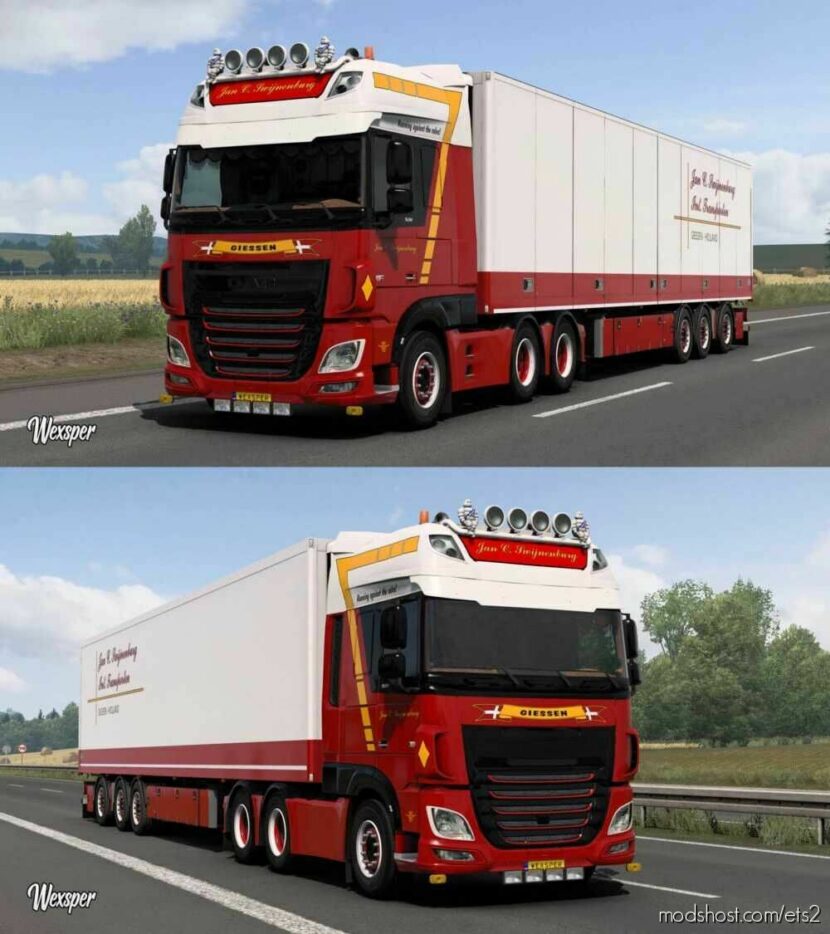 DAF XF Euro 6 JAN C. Swijnenburg Skin Pack [1.43] for Euro Truck Simulator 2