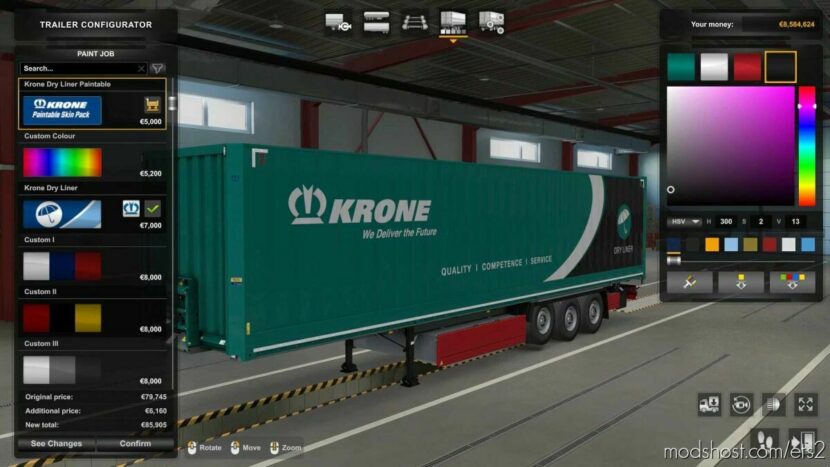 Krone Paintable Skin Pack for Euro Truck Simulator 2