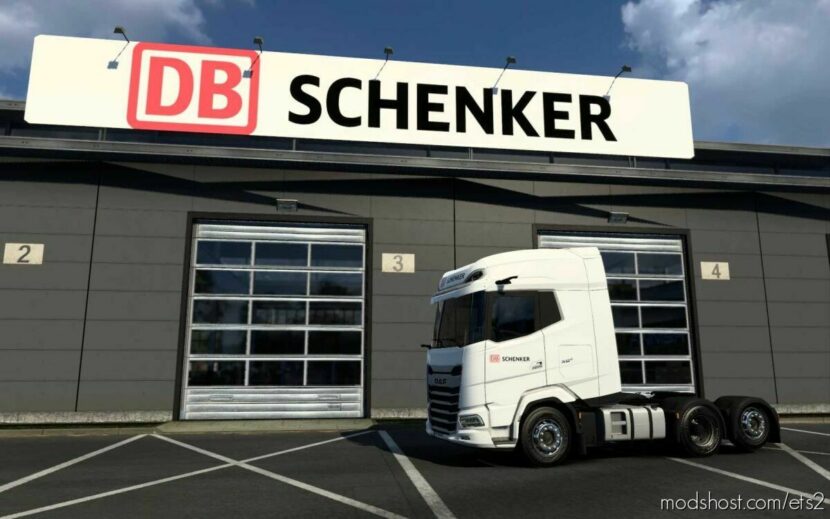 Garage DB Schenker 1.0 [1.43] for Euro Truck Simulator 2