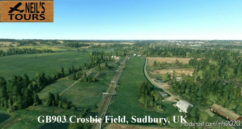 GB903 Crosby Field, Sudbury. UK for Microsoft Flight Simulator 2020