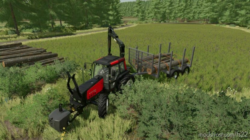 Hakki Timber Trailer for Farming Simulator 22