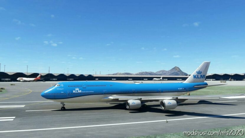 Boeing 747-8I KLM NEW 4K [NO Mirroring] for Microsoft Flight Simulator 2020