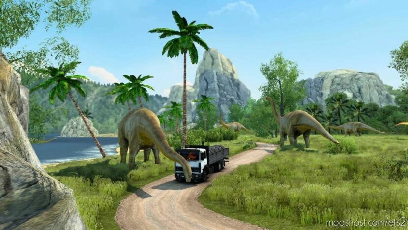 Jurassic Roads Map Save Game Profile [1.43] for Euro Truck Simulator 2