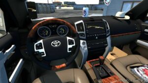 ETS2 Toyota Car Mod: Land Cruiser 200 2012 V1 1.43 (Image #4)