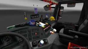 ETS2 Part Mod: Addons For Cabin Accessories DLC V3.9 1.43 (Image #2)