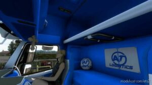 Volvo FH16 Classic Blue & White Interior for Euro Truck Simulator 2