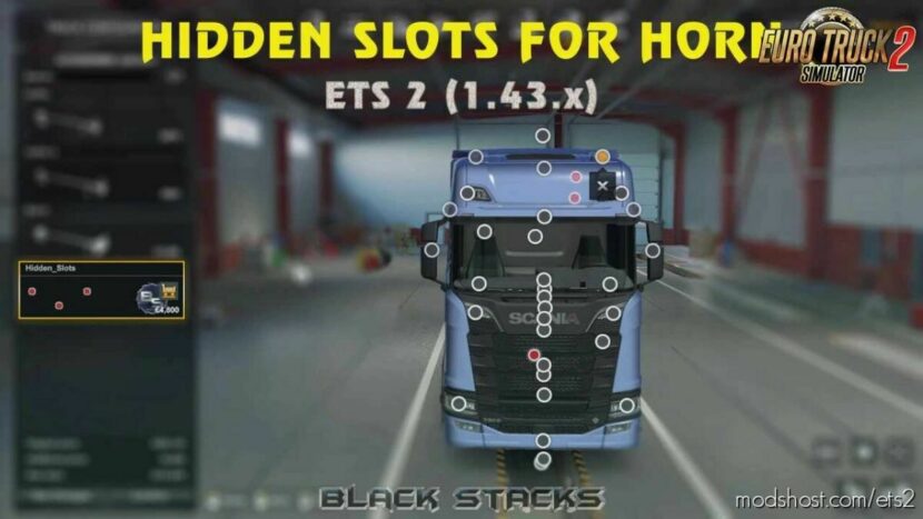 Hidden Slots For Horn Addons – [1.43] for Euro Truck Simulator 2