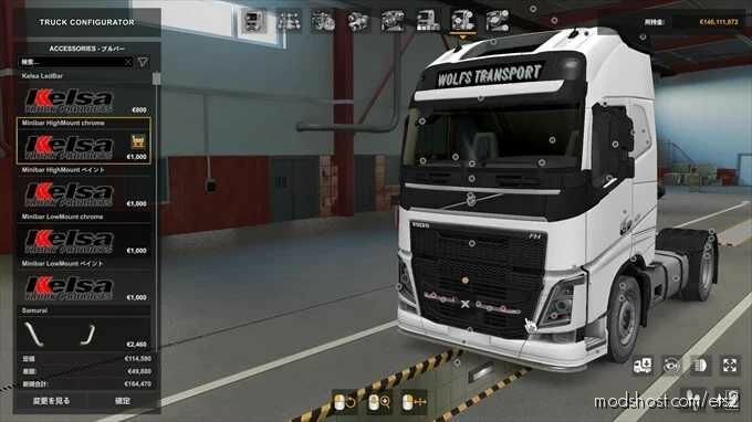 Kelsa Addon Packs V1.1 for Euro Truck Simulator 2