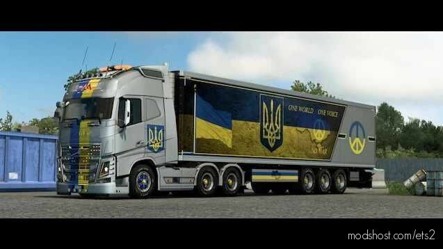 Ukraine NO WAR Trucks & Trailers [1.43] for Euro Truck Simulator 2