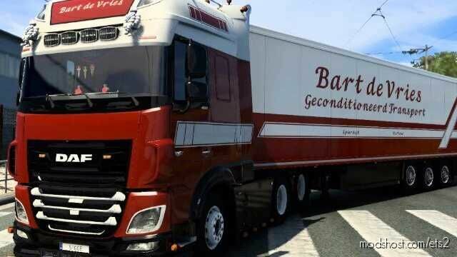 Bart DE Vries Transport Skinpack for Euro Truck Simulator 2