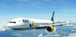 MSFS 2020 8K Livery Mod: Captainsim 777-300 – Azur AIR Ukraine 8K (Image #2)