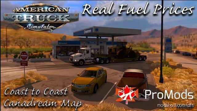 Real Fuel Prices 09.03.2022 [1.43] for American Truck Simulator