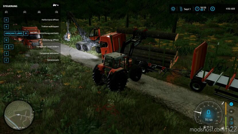 Scania R Wood By Ap0Llo for Farming Simulator 22