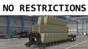 ATS Mod: SCS Lowboy Trailers – NO Cargo Restrictions V1.1 1.43 (Featured)