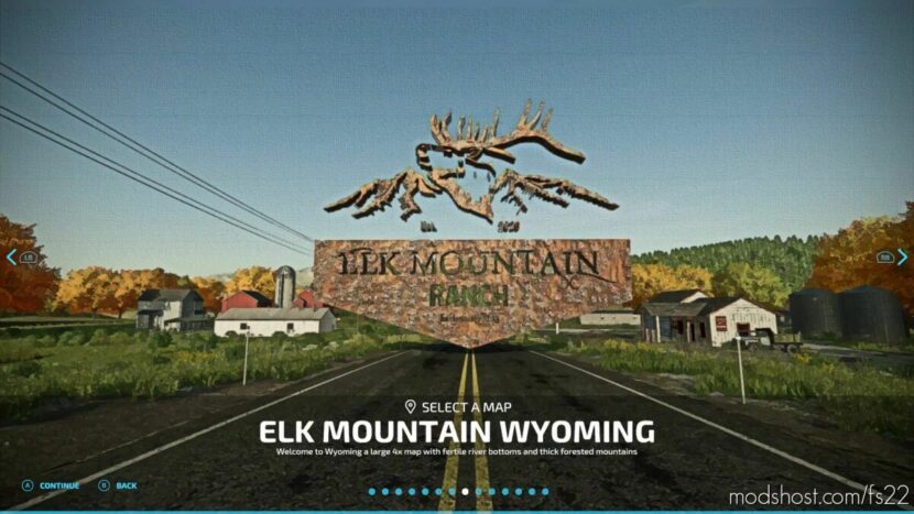 ELK Mountain Wyoming for Farming Simulator 22