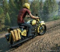 SnowRunner Vehicle Mod: Royal Enfield 500 With Dummy Rider (Image #3)