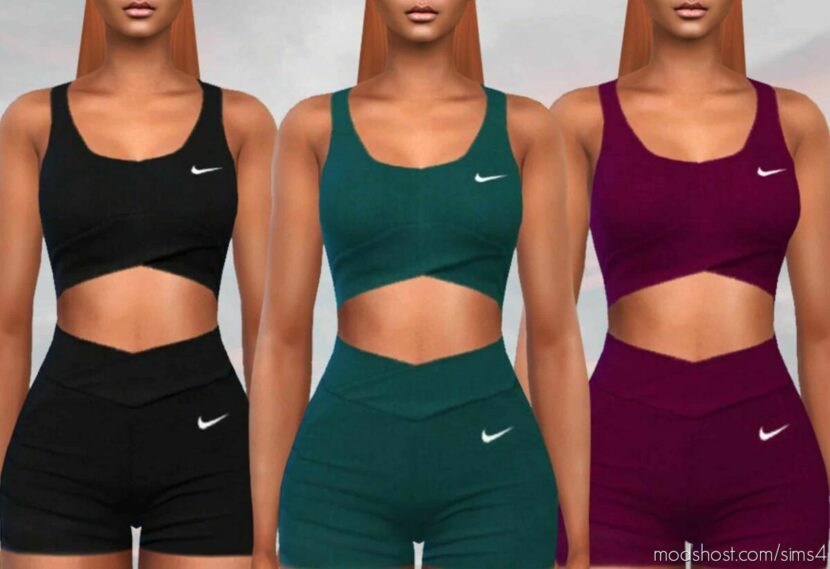 Female Full Body Tights Athletic Outfits for The Sims 4